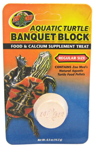 Zoo Med Aquatic Turtle Banquet Block Regular (1 Pack)