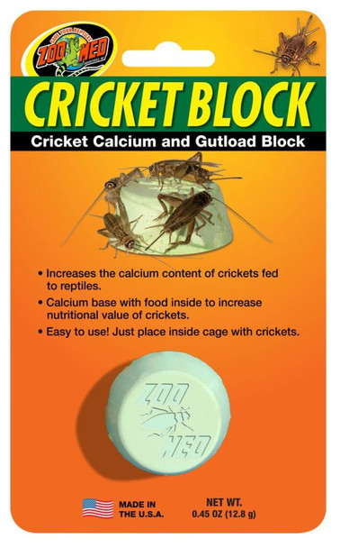 Zoo Med Regular Cricket Blocks Gut load Block 1 count