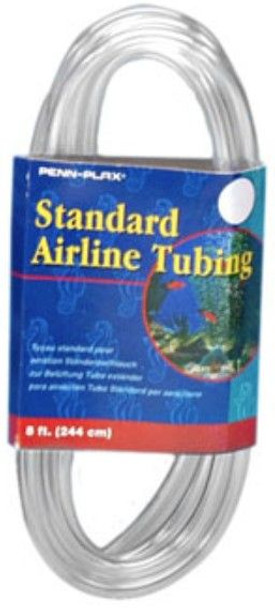 Penn Plax Standard Airline Tubing 8' Long x 3/16 Diameter