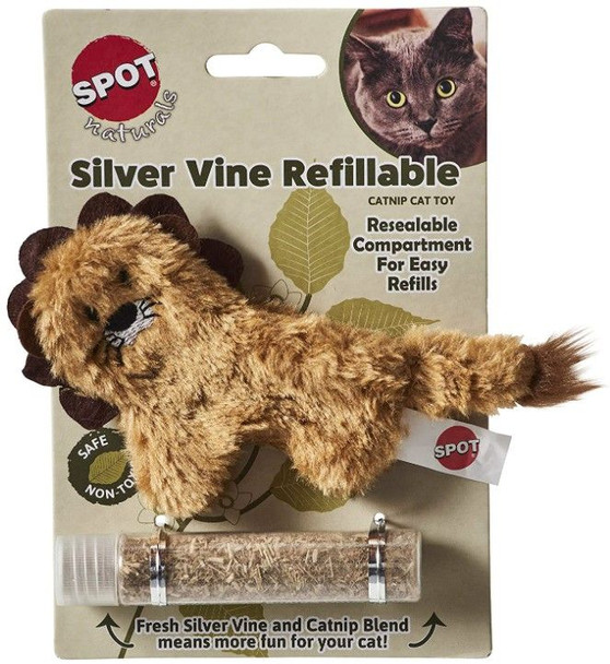 Spot Silver Vine Refillable Cat Toy Assorted Characters 1 count