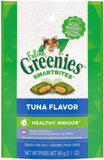 Greenies SmartBites Hairball Control Tuna Flavor Cat Treats 2.1 oz