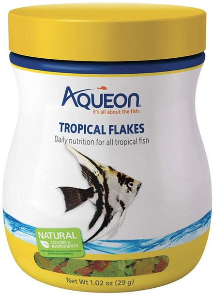 Aqueon Tropical Flakes Fish Food 1.02 oz