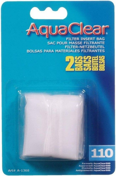 AquaClear Filter Insert Nylon Media Bag 110 gallon - 2 count