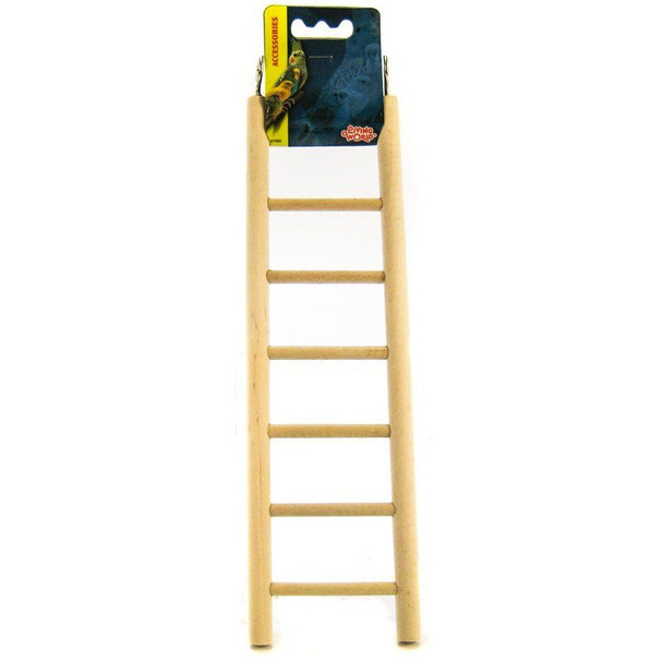 Living World Wood Ladders for Bird Cages 12.5 High - 7 Step Ladder