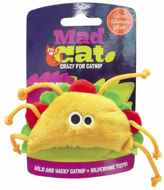 Mad Cat Tabby Taco Cat Toy 1 count