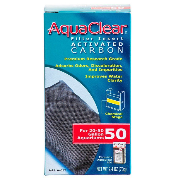 Aquaclear Activated Carbon Filter Inserts For Aquaclear 50 Power Filter
