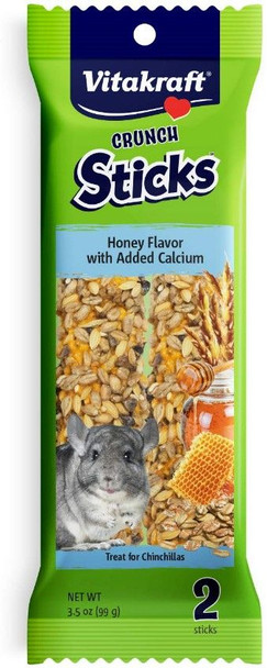 VitaKraft Crunch Sticks with Calcium for Chinchillas 3.5 oz