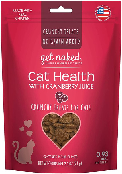 Get Naked Urinary Health Natural Cat Treats 2.5 oz