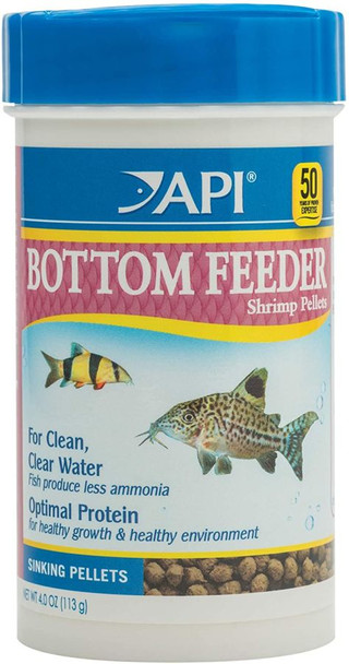 API Bottom Feeder Premium Shrimp Pellet Food 4 oz