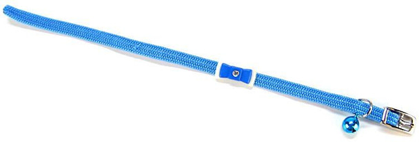 Li'l Pals Collar With Bow - Light Blue 6-8 Long x 5/16 Wide