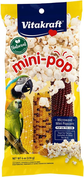 Vitakraft Mini-Pop Corn Treat for Pet Birds 6 oz