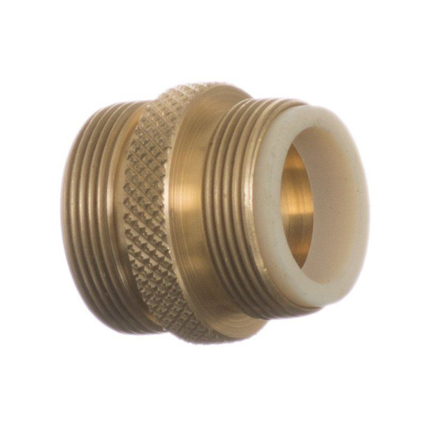 Python No Spill Clean & Fill Male Brass Adapter 1 Adapter - (13/16 x 27 Male Thread)