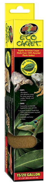 Zoo Med Eco Carpet Reptile Carpet - Tan 15/20 gal (12 x 24)
