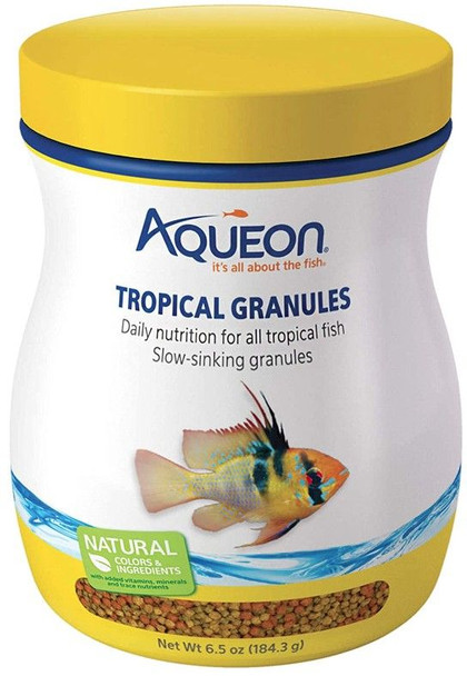 Aqueon Tropical Granules Fish Food 6.5 oz