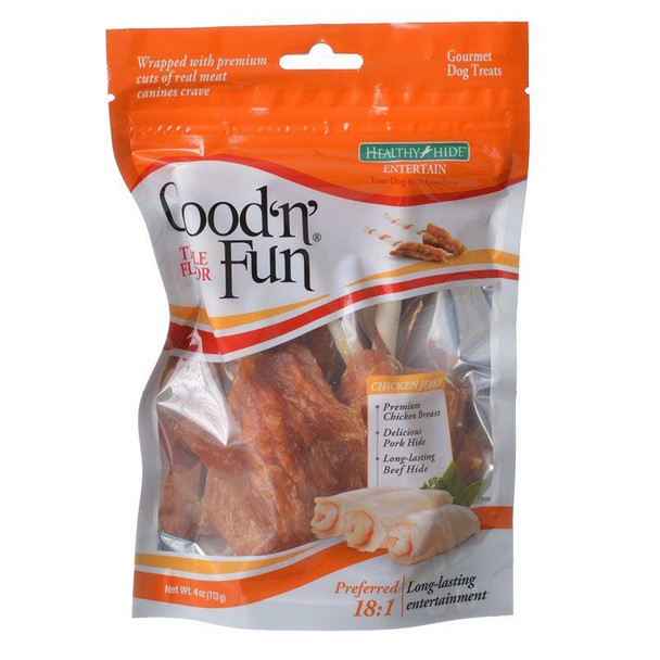 Healthy Hide Good 'n' Fun Triple-Flavor Wings - Beef, Pork & Chicken 4 oz