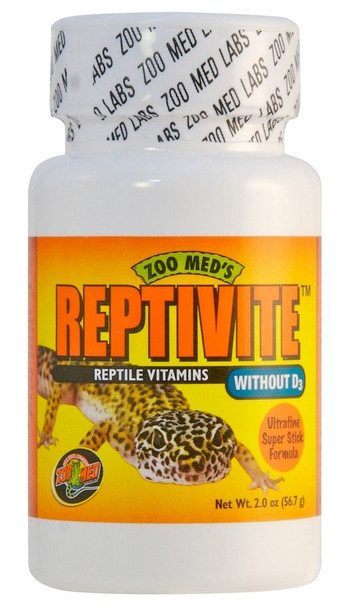 Zoo Med Reptivite Reptile Vitamins without D3 2 oz