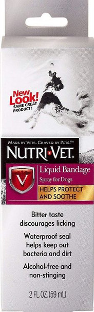 Nutri-Vet Liquid Bandage Spray  2 oz