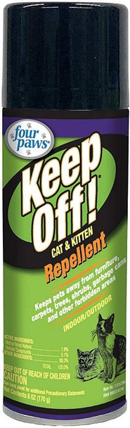 Four Paws Keep Off Indoor & Outdoor Cat & Kitten Repellent 6 oz
