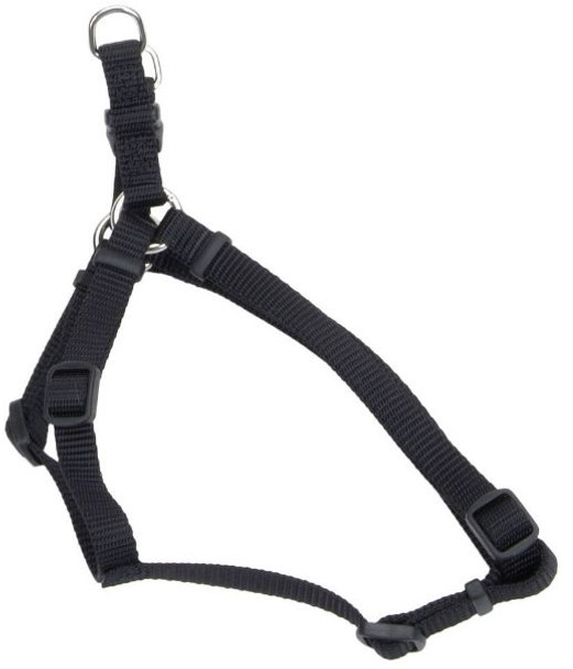 Tuff Collar Comfort Wrap Nylon Adjustable Harness - Black X-Small (Girth Size 12-18)