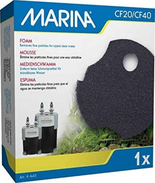 Marina Canister Filter Replacement Foam for the CF20/CF40 1 count
