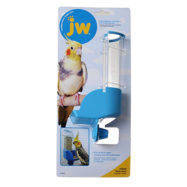 JW Insight Clean Seed Silo Bird Feeder Large - (2.75W x 8.25H)