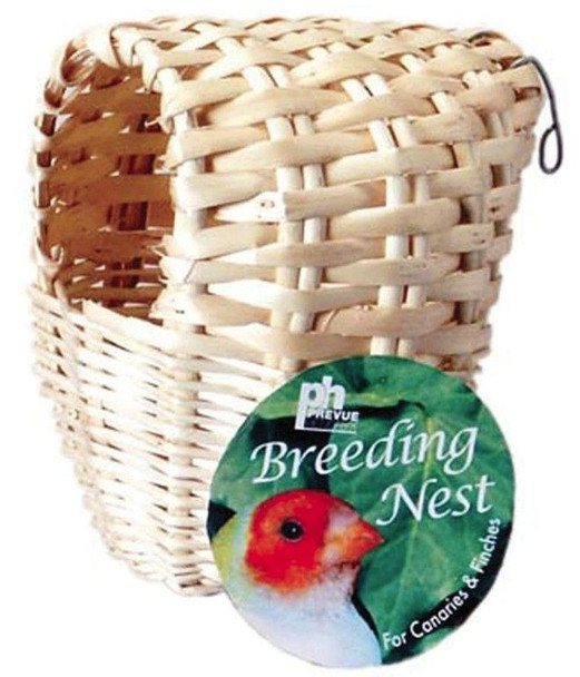 Prevue Parakeet All Natural Fiber Covered Bamboo Nest 1 count
