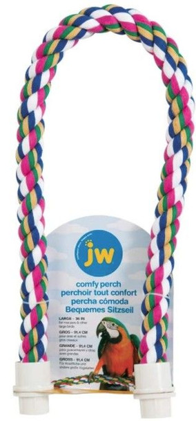 JW Pet Flexible Multi-Color Comfy Rope Perch 36 Large 1 count