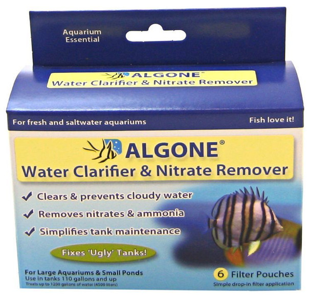 Algone Water Clarifier & Nitrate Remover Over 110 Gallons