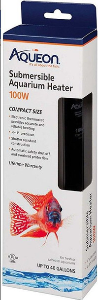 Aqueon Submersible Aquarium Heater 100 Watt