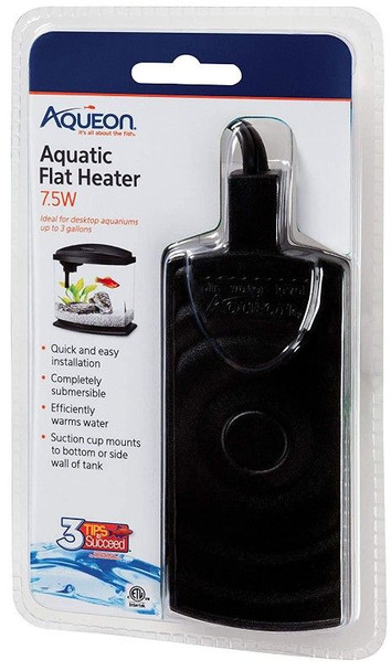 Aqueon Aquatic Flat Heater 7.5 watt (3 gallons)