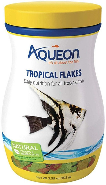 Aqueon Tropical Flakes Fish Food 3.59 oz
