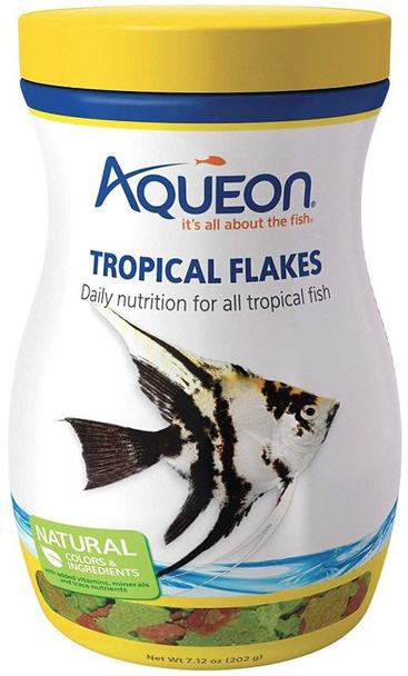 Aqueon Tropical Flakes Fish Food 7.12 oz