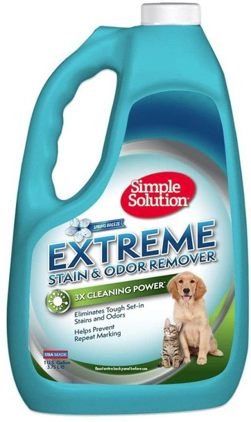 Simple Solution Extreme Stain & Odor Remover - Spring Breeze 1 Gallon