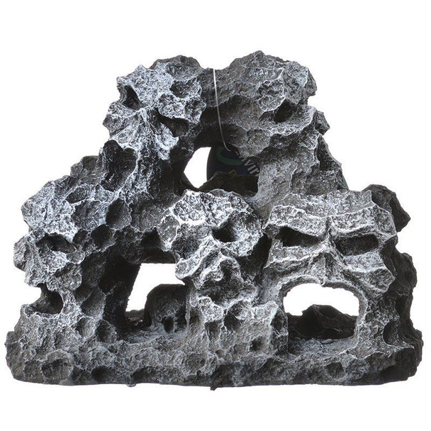 Exotic Environments Mountain Skull Pile Aquarium Ornament Small - (6.5L x 4W x 4.75H)