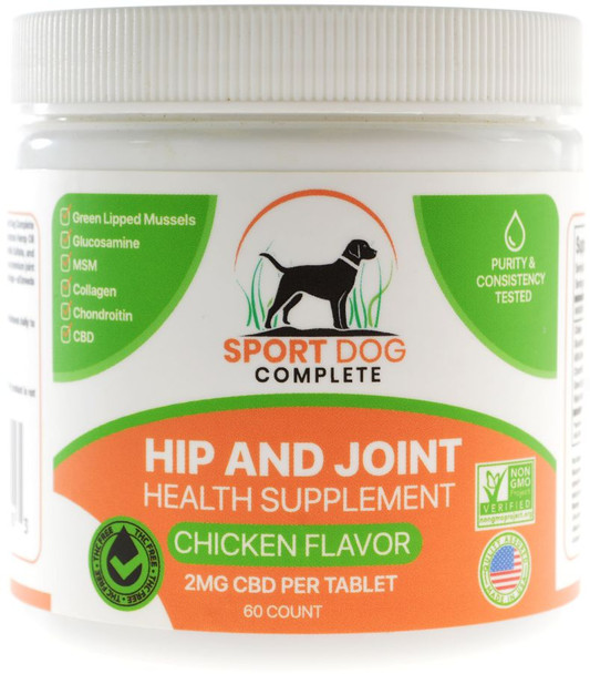 Complete Pet Sport Dog Complete Hip and Joint Health Supplement 60 count