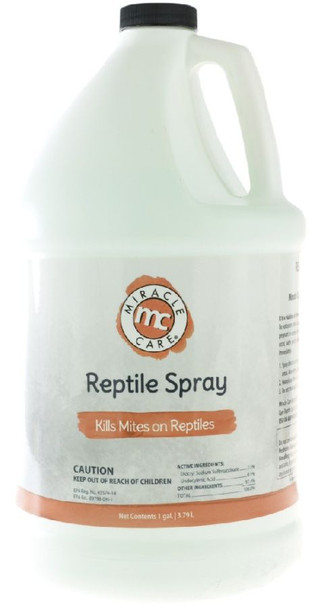 Miracle Care Reptile Spray - Kills Mites on Reptiles 1 Gallon