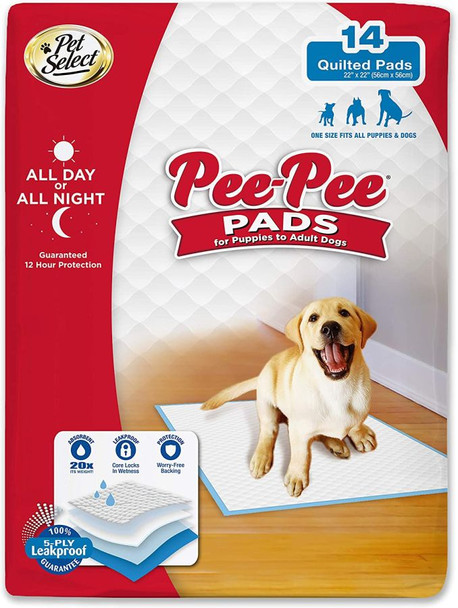 Four Paws Pee Pee Puppy Pads - Standard 14 count
