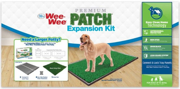 Four Paws Wee Wee Patch Indoor Potty Expansion Kit 25.5L x 23W 1 count