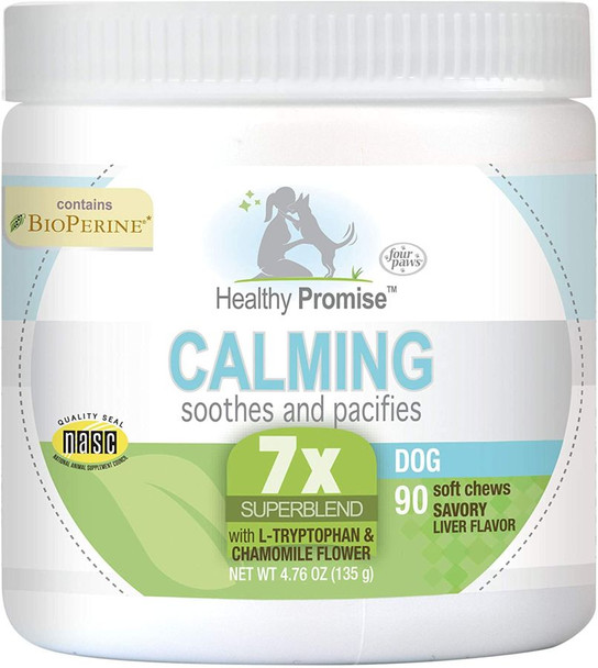 Four Paws Healthy Promise Calming Aid for Dogs 90 count