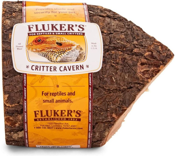 Flukers Critter Cavern for Reptiles and Small Animals X-Large (8L x 8W x 4H)
