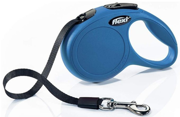 Flexi Classic Blue Retractable Dog Leash X-Small 10' Long