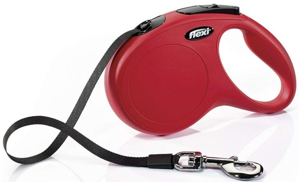 Flexi Classic Red Retractable Dog Leash Medium 16' Long