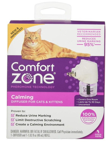 Comfort Zone Calming Diffuser Kit for Cats and Kittens 1 count