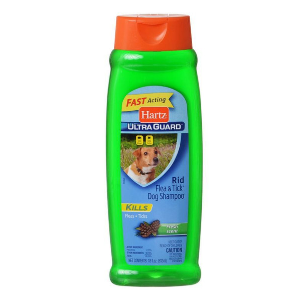 Hartz UltraGuard Rid Flea & Tick Shampoo - Fresh Scent 18 oz