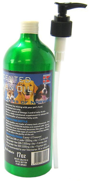 Iceland Pure Unscented Pharmaceutical Grade Salmon Oil 16 oz