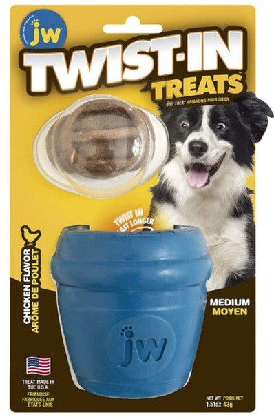 JW Pet Twist-In Treats Dog Toy Medium 1 count