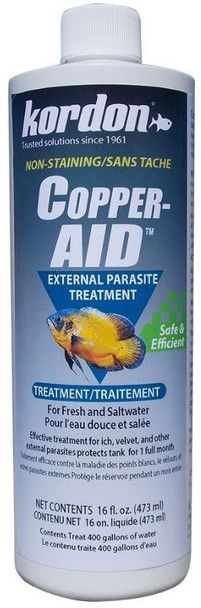 Kordon Copper Aid External Parasite Treatment 16 oz (Treats 400 Gallons)