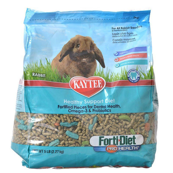 Kaytee Forti-Diet Pro Health Adult Rabbit Food 5 lbs