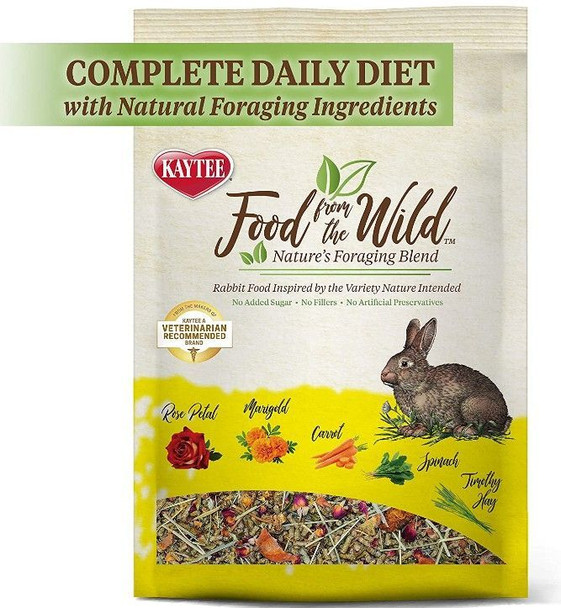 Kaytee Food From The Wild Rabbit 4 lbs