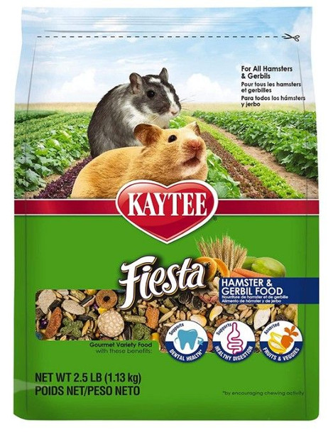 Kaytee Fiesta Hamster & Gerbil Food 2.5 lbs